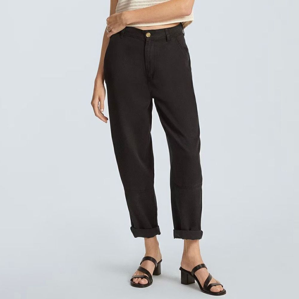 Everlane The Relaxed Chino Black Size 0 NWT